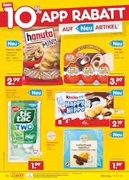 Netto Marken-Discount Hanuta im Prospekt Netto Marken-Discount Hanuta im Prospekt