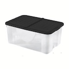 Boite rangement avec couvercle à double ouverture - Maxi Bazar Boite rangement avec couvercle à double ouverture à 9,99 € dans le catalogue Maxi Bazar