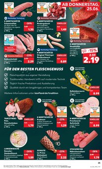 Rindfleisch im Kaufland Prospekt "Hier bin ich richtig" mit 58 Seiten (Bochum)