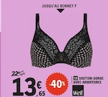 Soutien-gorge avec armatures - Well en promo chez E.Leclerc Reims à 13,65 €