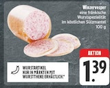 Aktuelle Feinkostlebensmittel Angebote bei EDEKA in Nürnberg Aktuelles Winzervesper Angebot bei EDEKA in Nürnberg ab 1,39 €