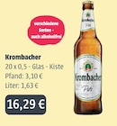 Aktuelle Krombacher Angebote bei GetränkeLand Mayer in Dresden Aktuelles Pils Angebot bei GetränkeLand Mayer in Dresden ab 16,29 €