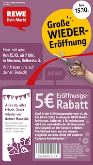 Aktueller REWE Prospekt (Murnau (Staffelsee), 34 Seiten zum blättern REWE Prospekt Dein Markt mit 34 Seiten