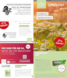 LINDA Premiumapotheke Prospekt für Burgdorf: "Aktuelle Angebote", 3 Seiten, 01.09.2025 - 30.09.2025