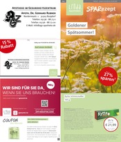 Aktueller LINDA Premiumapotheke Apotheken Prospekt in Burgdorf und Umgebung, "Aktuelle Angebote" mit 3 Seiten, 01.09.2025 - 30.09.2025