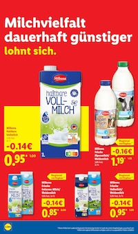 Milch im aktuellen Lidl Prospekt (Salzgitter) Milch im Lidl Prospekt "Der PreisfĂĽhrer macht Deutschland dauerhaft gĂĽnstiger!" mit 36 Seiten (Salzgitter)