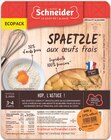 Spaetzle aux oeufs frais - Schneider en promo chez Migros France Annemasse à 3,85 €