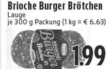 Brioche Burger Brötchen Lauge Angebote von Harry bei EDEKA Gelsenkirchen für 1,99 €