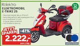 Aktuelle Motorrad Angebote bei Marktkauf in Nürnberg Aktuelles Elektromobil E-Trike 25 Angebot bei Marktkauf in Nürnberg ab 2.222,00 €