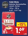 Sticks im Angebot bei Netto Marken-Discount in Schwerin Sticks Angebote von Cafet bei Netto Marken-Discount Schwerin für 1,69 €