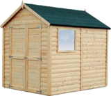Block im Hornbach Prospekt Holz-Blockhaus von Konsta im aktuellen Hornbach Prospekt für 499,00 €
