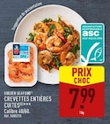 Crevettes entières cuites - GOLDEN SEAFOOD - Aldi Crevettes entières cuites - GOLDEN SEAFOOD à 7,99 € dans le catalogue Aldi