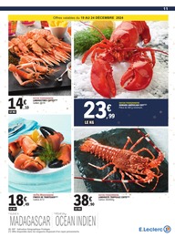 Offre Homard dans le catalogue E.Leclerc du moment à la page 11