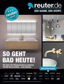 Badeinrichtung im reuter Prospekt "SO GEHT BAD HEUTE!" mit 20 Seiten (Mönchengladbach)