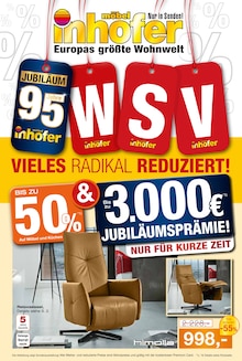Möbel Inhofer Prospekt WSV mit 14 Seiten