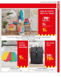 Offre Gant De Toilette dans le catalogue Carrefour du moment à la page 49