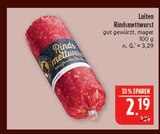 Aktuelles RindsmettWurst Angebot bei Marktkauf in Nürnberg ab 2,19 €
