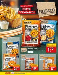 Netto Marken-Discount Kartoffel Wedges im Prospekt 