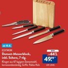 Damast-Messerblock, inkl. Schere, 7-tlg. Angebote von Echtwerk bei ALDI Nord Siegen für 49,99 €