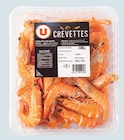 Crevette entière cuite - U en promo chez U Express Lyon à 5,00 €