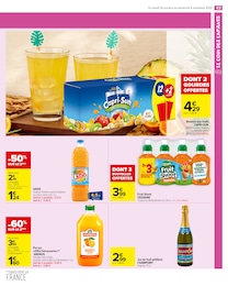 Prix et réduction Sun dans le prospectus Carrefour Market en cours Offre Sun dans le catalogue Carrefour Market du moment à la page 45