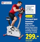 Heimtrainer Ergometer Angebote von Christopeit Sport bei Lidl Eisenach für 299,00 €