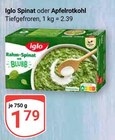 Aktuelle Äpfel Angebote bei GLOBUS in Trier Aktuelles Rahm-Spinat Angebot bei GLOBUS in Trier ab 1,79 €