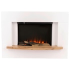 BHP Elektrischer-Kamin ITA BG00749 weiß MDF B/H/T: ca. 100x70,5x35,5 cm ca. 1500 W von  im aktuellen POCO Prospekt für 314,99 €