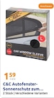 Autofenster-Sonnenschutz von C&C für 1,59 € bei Action im Angebot Autofenster-Sonnenschutz von C&C im aktuellen Action Prospekt