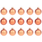 Boules de Noël en verre - Action en promo chez Action Alençon à 3,99 €