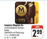 Magnum Eis Angebote von Langnese bei nah und gut Dresden für 2,99 €