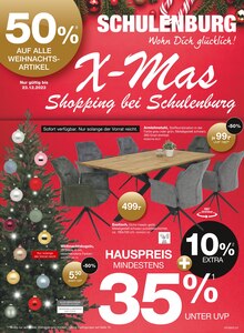 Aktueller Möbel Schulenburg Prospekt (Pattensen, Seiten zum blättern Möbel Schulenburg Prospekt X-Mas Shopping bei Schulenburg mit Seiten