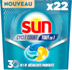 CAPSULES LAVE VAISSELLE SUN - SUN en promo chez Auchan Hypermarché Viry-Châtillon à 11,29 €
