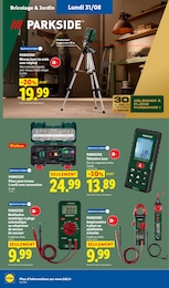 Prix et réduction Multimètre dans le prospectus Lidl en cours Offre Multimètre dans le catalogue Lidl du moment à la page 50