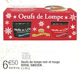 Oeufs de lompe noir et rouge - ROYAL SWEDEN en promo chez Carrefour Metz à 6,50 €