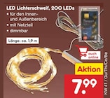 LED Lichterschweif, 200 LEDs bei Netto Marken-Discount im Salching Prospekt für 7,99 €