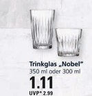 Trinkglas "Nobel" 350 ml im Angebot bei EDEKA in Stade Trinkglas "Nobel" 350 ml Angebote bei EDEKA Stade für 1,11 €