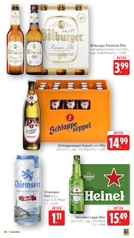 Bier im aktuellen EDEKA Prospekt (Aschaffenburg) Bier im EDEKA Prospekt "Aktuelle Angebote" mit 49 Seiten (Aschaffenburg)