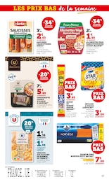Prix et réduction Sauce dans le prospectus Super U en cours Offre Sauce dans le catalogue Super U du moment à la page 15