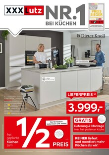 Kuchen im XXXLutz Möbelhäuser Prospekt "NR.1 BEI KÜCHEN" mit 16 Seiten (Krefeld)