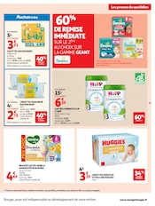 Promos Couches dans le catalogue "FÊTONS PÂQUES" de Auchan Supermarché Couches en promo dans le catalogue Auchan Supermarché à la page 27