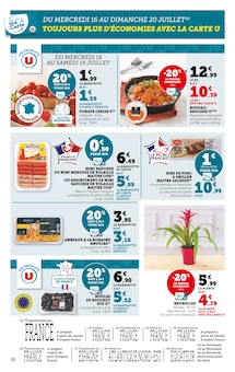 Promotion Fleur En Pot dans le prospectus Super U, valable du 16/07/2025 au 27/07/2025 Promo Fleur En Pot dans le catalogue Super U du moment à la page 18