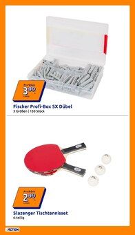 Tischtennis im Action Prospekt "Wochenangebote" mit 37 Seiten (Frankfurt (Main))