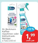 Kaffeemaschinen oder Kühlschrank- Reiniger von Dr. Beckmann im aktuellen budni Prospekt