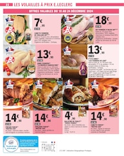 Promos Haché De Dinde dans le catalogue "UN RÉVEILLON GOURMAND à prix E.Leclerc" de E.Leclerc à la page 20