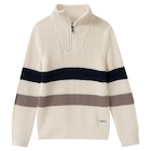 Ernstings family Lohmar - Jungen Troyer aus Rippstrick Angebot im Prospekt Jungen Troyer aus Rippstrick bei Ernstings family im Lohmar Prospekt für 15,99 €