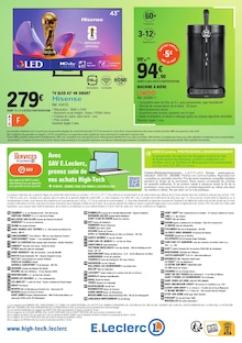 Promotion Micro-Ondes Grill dans le prospectus E.Leclerc, valable du 09/06/2026 au 20/06/2026 Promo Micro-Ondes Grill dans le catalogue E.Leclerc du moment à la page 4
