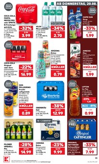 Coca Cola im Kaufland Prospekt "Hier bin ich richtig" mit 63 Seiten (Nürnberg)
