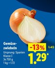 Gemüsezwiebeln von  im aktuellen Lidl Prospekt für 1,29 €