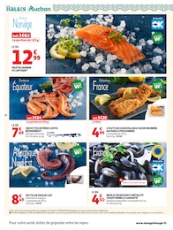 Offre Saumon dans le catalogue Auchan Supermarché du moment à la page 14